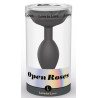 Love to Love Plug anal bijou Open Roses L 9 x 3.8cm Noir